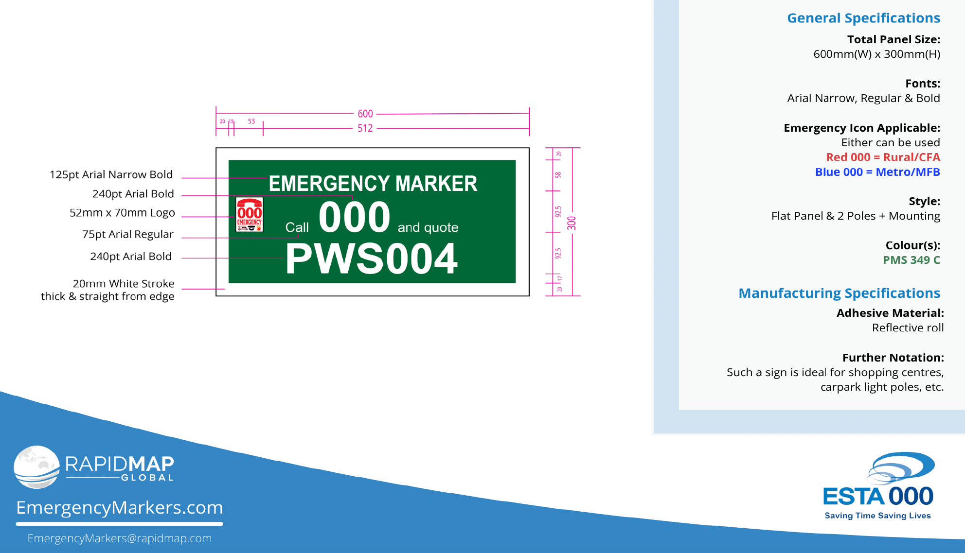 Emergency Marker access points